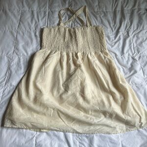 American eagle outfitters cotton and linen dress